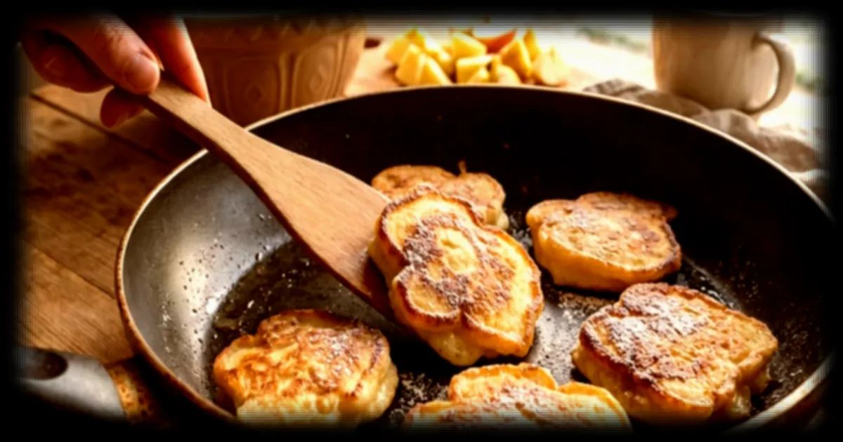Une alternative aux friteuses : des beignets aux pommes à la poêle pour un goûter réconfortant en mars