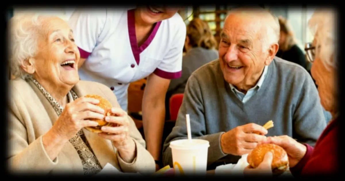 Une centenaire découvre McDonald's à 100 ans