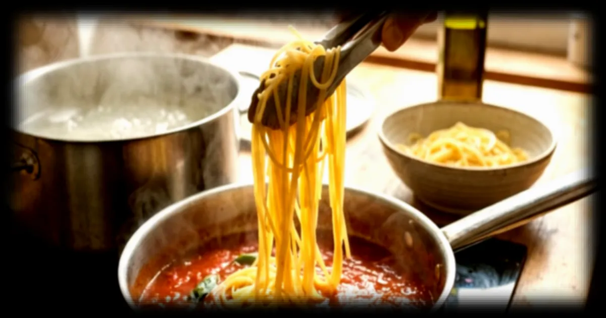 Une cheffe remet en question la façon d'égoutter les pâtes