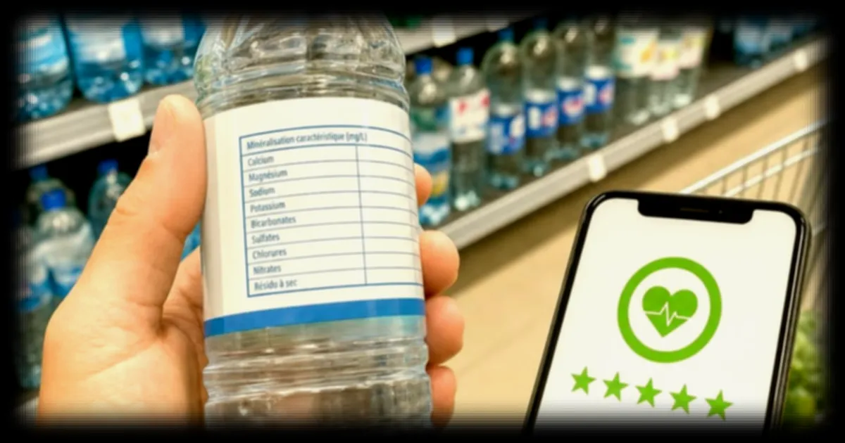 Une eau minérale se distingue selon Yuka pour sa composition optimale