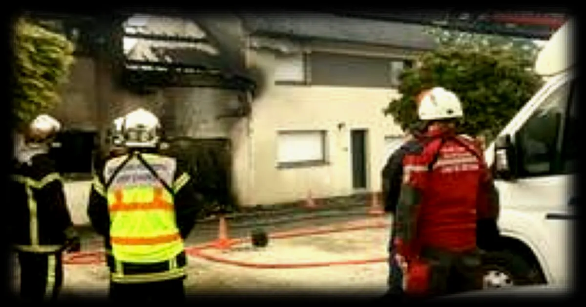 Une maison détruite par les flammes au sud de Vitré : les quatre occupants vont devoir être relogés