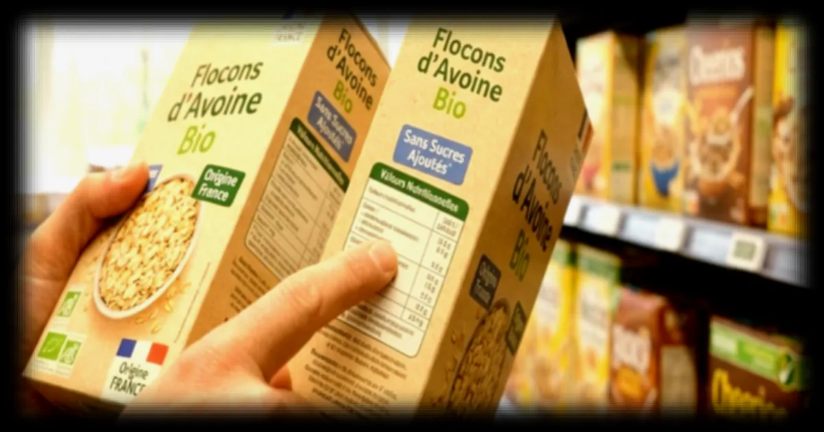 Une marque de flocons d'avoine se distingue au supermarché