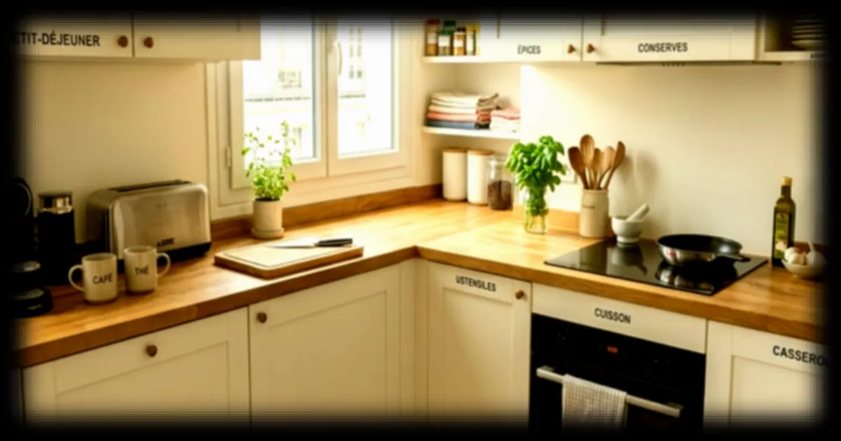 Une méthode par zones pour désencombrer efficacement sa cuisine et gagner du temps