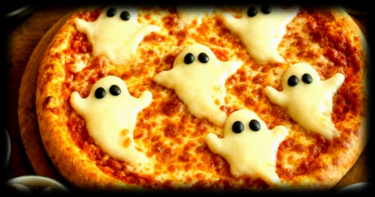 Une pizza d'Halloween pour effrayer vos invités
