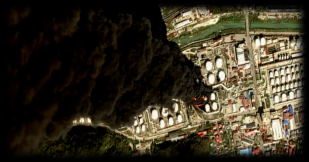 Une pluie noire s'abat sur une ville du sud-ouest de la Russie après une frappe ukrainienne contre une raffinerie