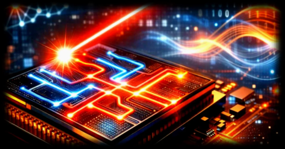 Une puce photonique pour réduire la consommation énergétique de l'intelligence artificielle