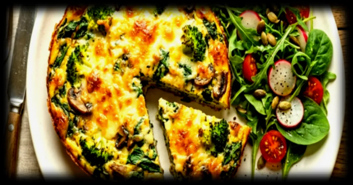 Une quiche sans pâte riche en protéines : la recette végétarienne qui simplifie les dîners