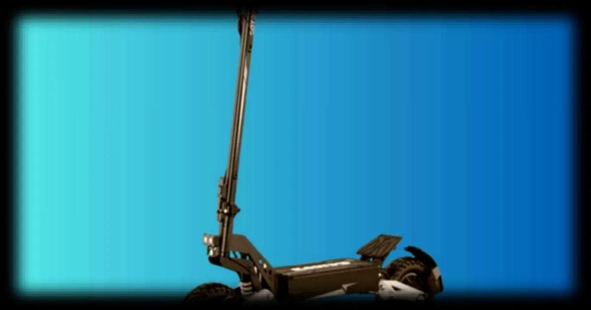Une trottinette électrique pliable à prix réduit lors des soldes d'été