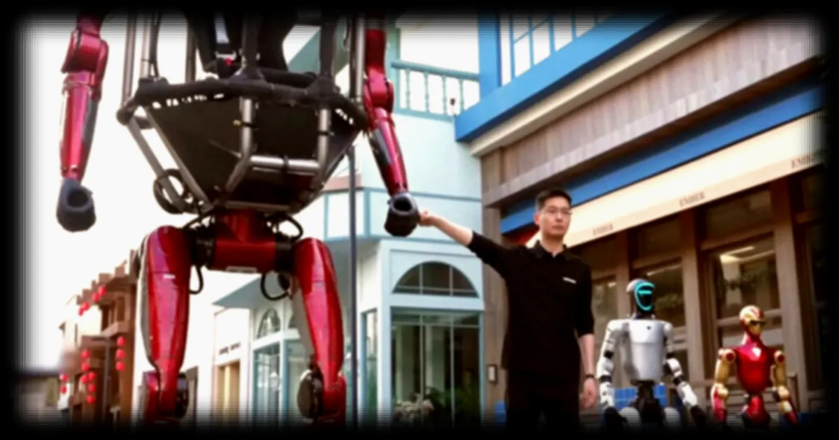 Unitree dévoile le GD01, un mécha géant capable de briser des parpaings