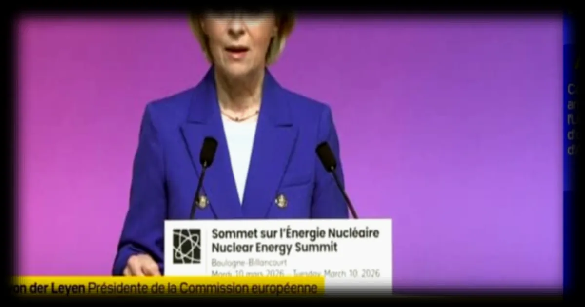 Ursula von der Leyen admet que réduire le nucléaire en Europe était une erreur stratégique