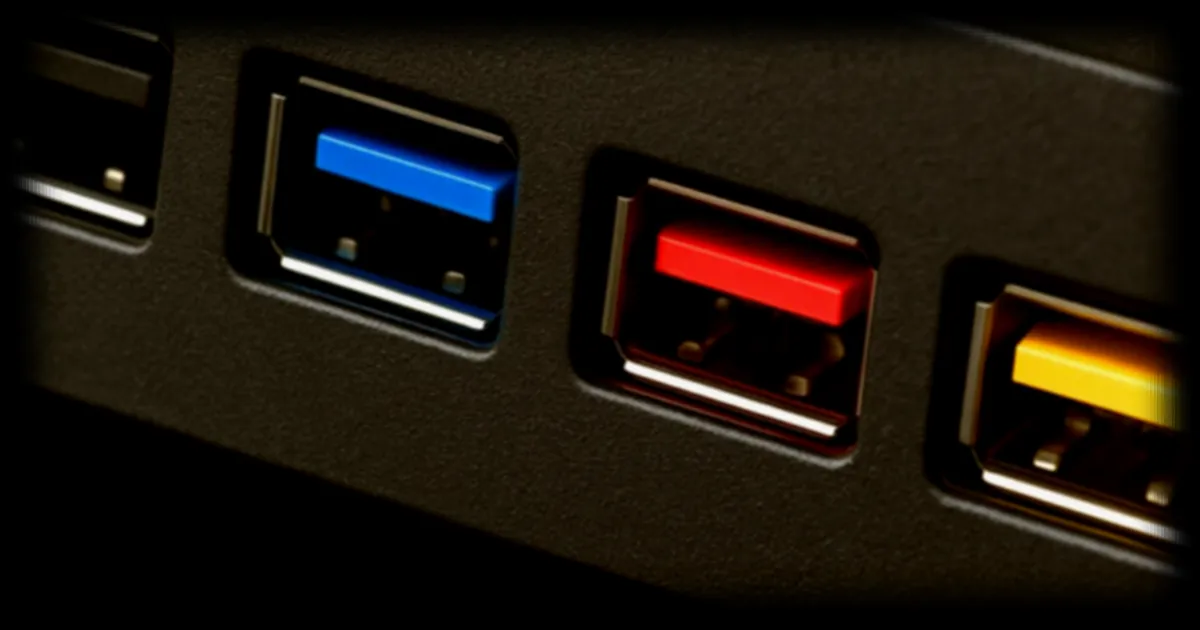 USB : ce que signifient vraiment les couleurs des ports (et comment en tirer parti)
