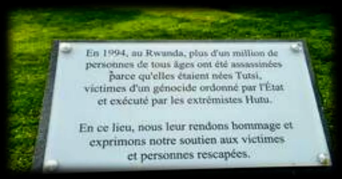 Vandalisme à Rouen : la stèle en hommage aux victimes du génocide rwandais a été dégradée