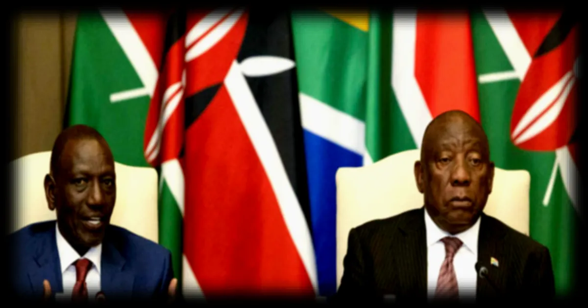 Visite d'État au Kenya : William Ruto aborde la xénophobie en Afrique du Sud lors de son entretien avec Cyril Ramaphosa