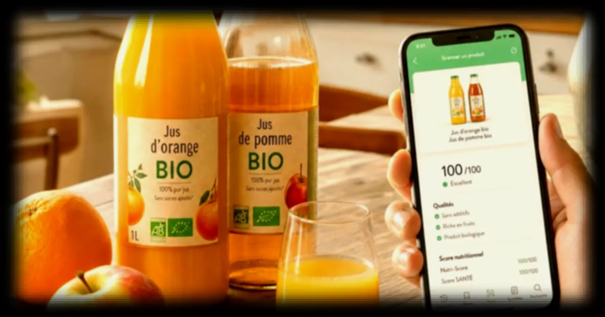 Yuka désigne deux marques de jus de fruits comme les mieux notées en grande surface