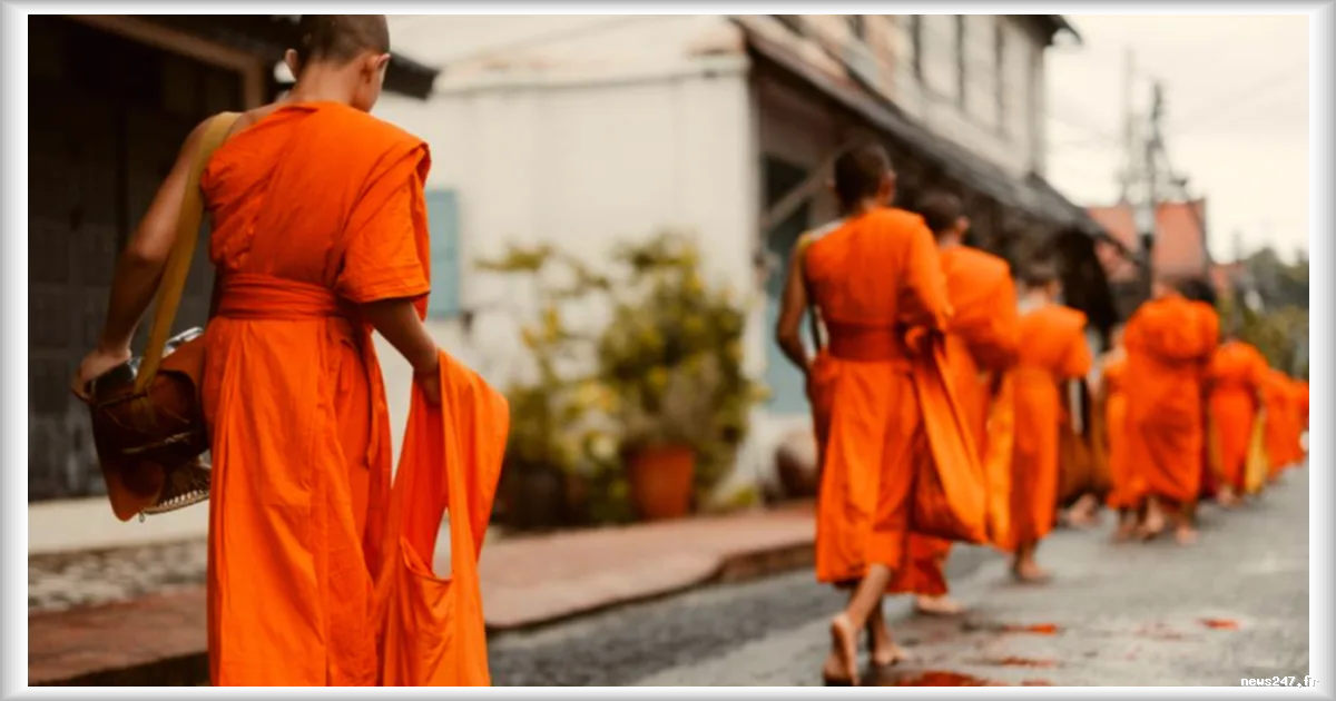 Sri Lanka : treize moines bouddhistes entament une marche pour la paix sous une chaleur accablante