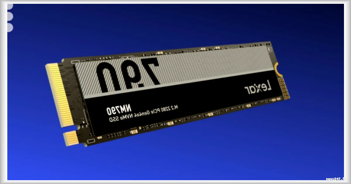 SSD Lexar NM790 8 To : jusqu’à 7 400 Mo/s à prix réduit sur Amazon