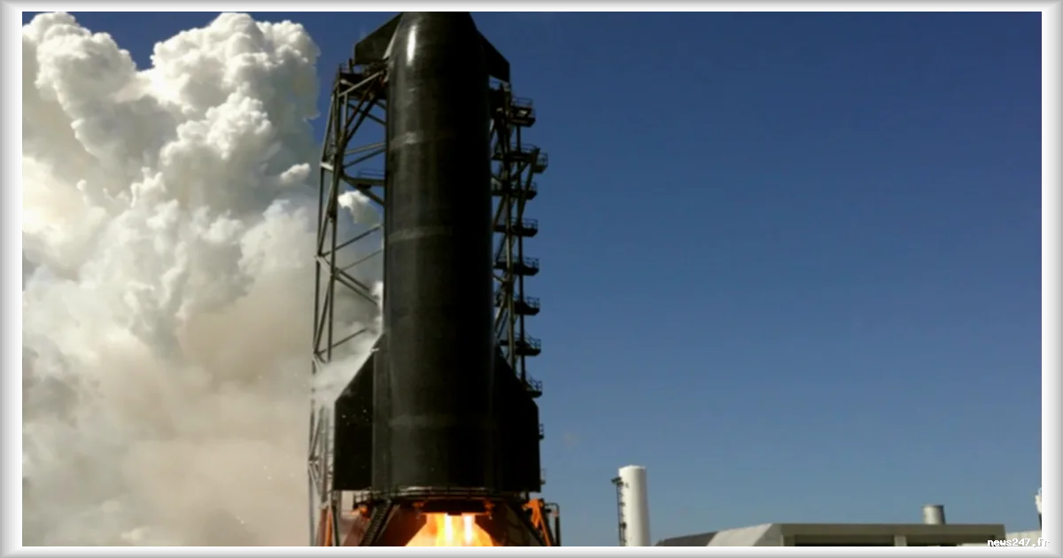 Starship : SpaceX prépare le treizième vol d’essai pour cet été après un test statique réussi
