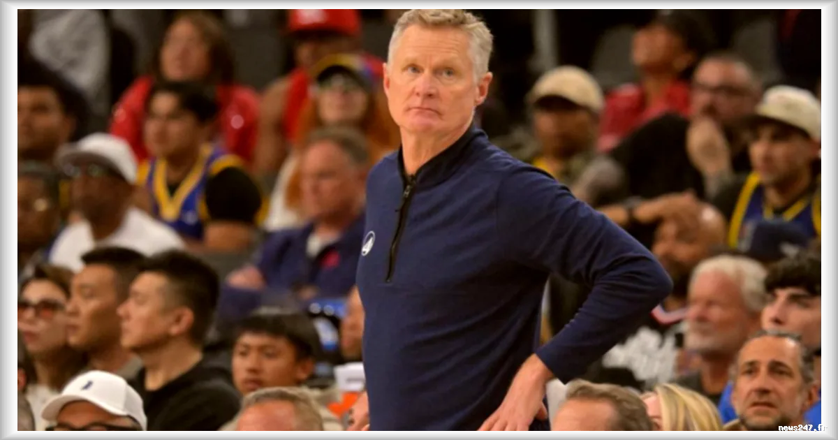 Steve Kerr prolonge de deux ans à la tête des Golden State Warriors malgré une saison sans play-offs