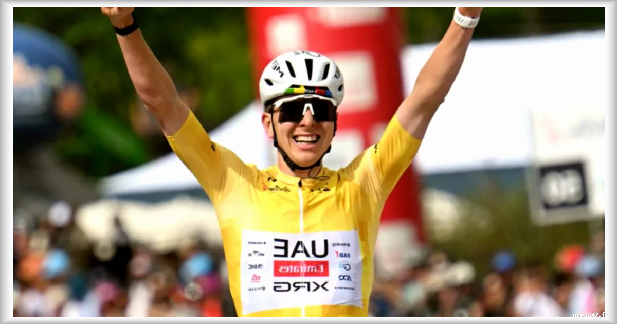 Tadej Pogacar remporte son premier Tour de Romandie avec brio, Martinez sur le podium selon Le Figaro