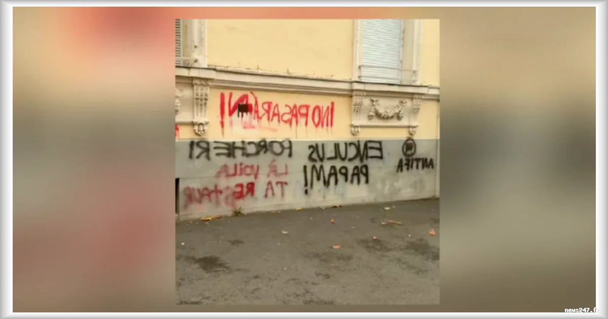 Tags haineux à Issoire : une école catholique vandalisée, les soupçons se portent sur des militants antifascistes