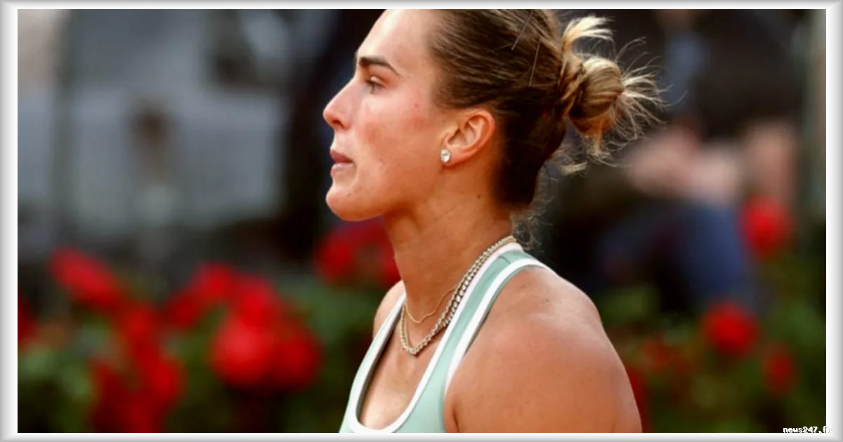 Tennis : Aryna Sabalenka, numéro 1 mondiale, éliminée dès le troisième tour à Rome
