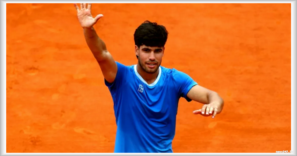 Tennis : Carlos Alcaraz atteint sa 300e victoire à Monte-Carlo à seulement 22 ans