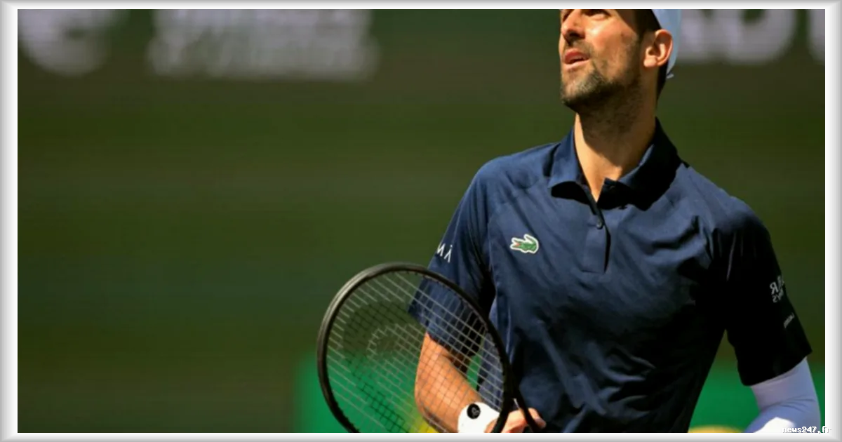 Tennis : Djokovic se qualifie dans la douleur en 8e de finale et affrontera le tenant Draper