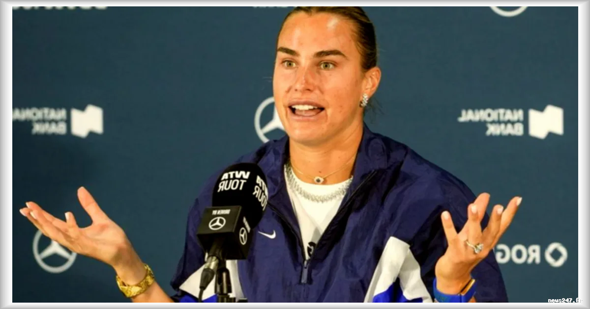 Tennis féminin : Aryna Sabalenka soutient les tests de genre de la WTA pour garantir l'équité sportive