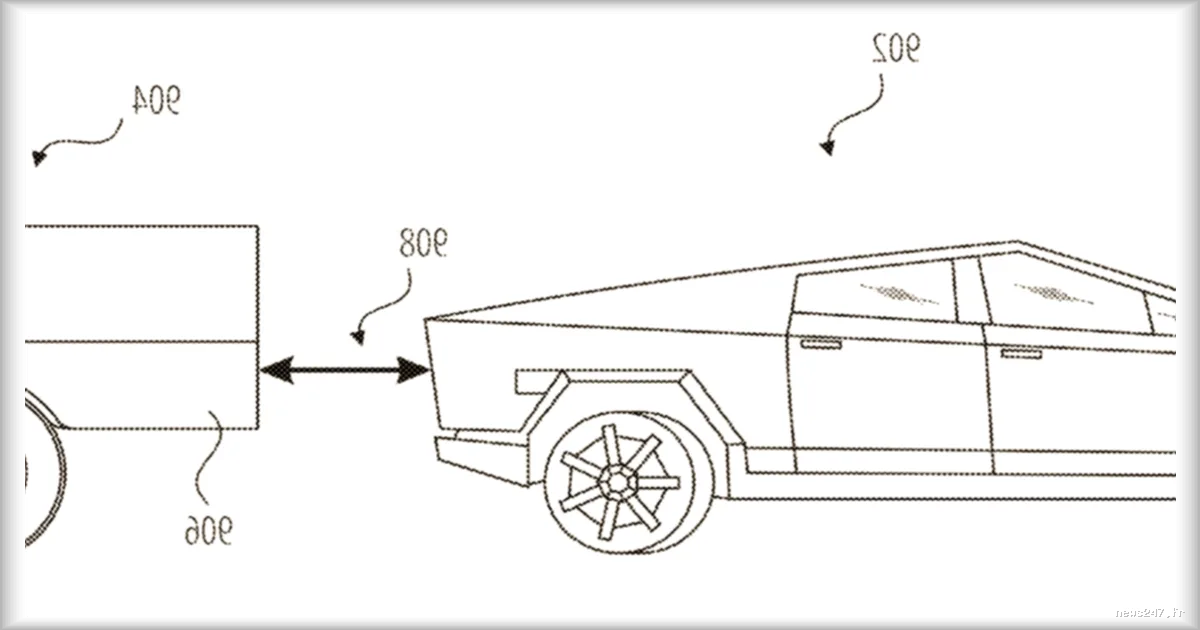 Tesla brevette un prolongateur d'autonomie sous forme de remorque chargée de batteries