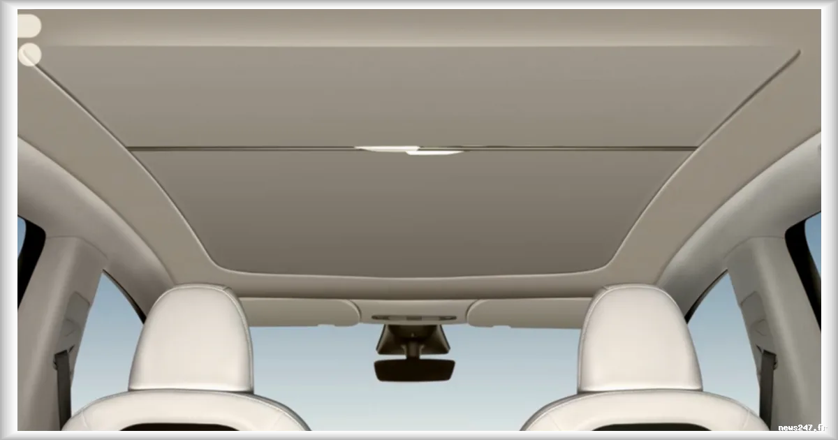 Tesla corrige enfin un défaut historique du Model Y avec un pare-soleil rétractable en Chine