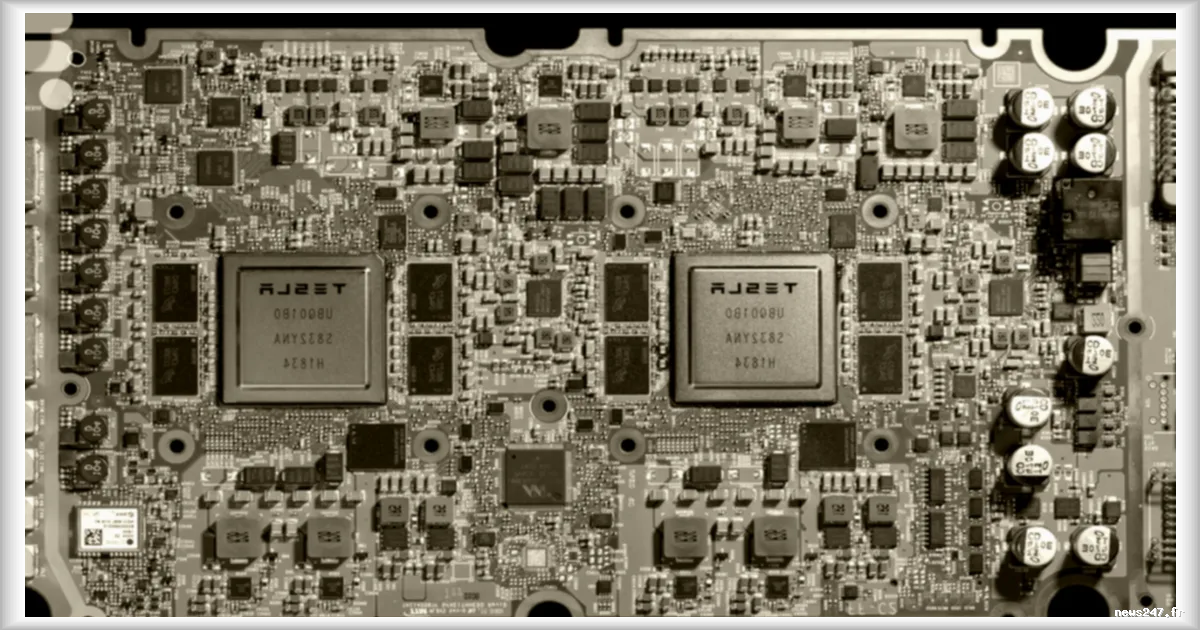 Tesla dévoile une nouvelle puce IA présentée comme l'une des plus produites de l'histoire : quels impacts pour les conducteurs ?