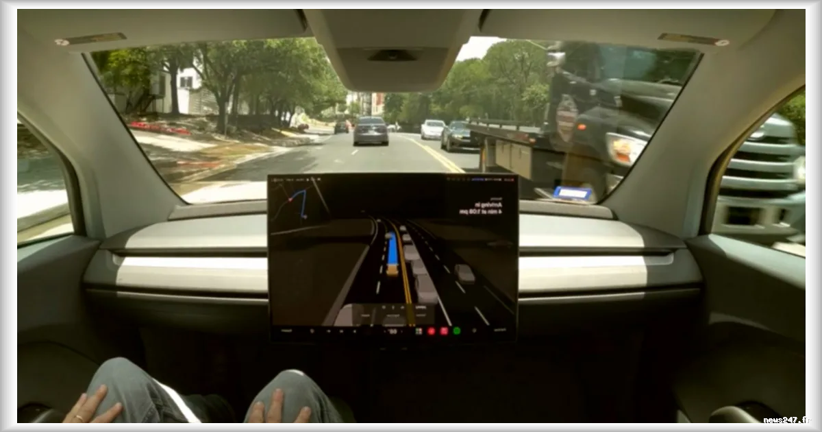 Tesla lance les essais routiers de son Cybercab de série sans volant ni pédales au Texas