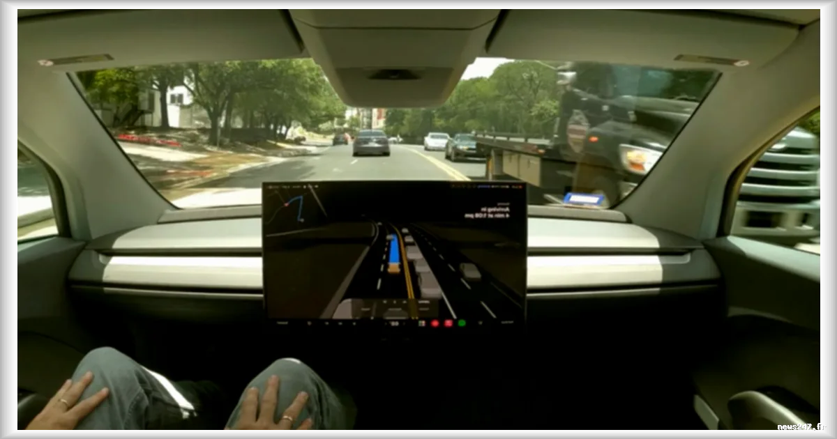 Tesla lance les essais routiers de son Cybercab de série sans volant ni pédales au Texas