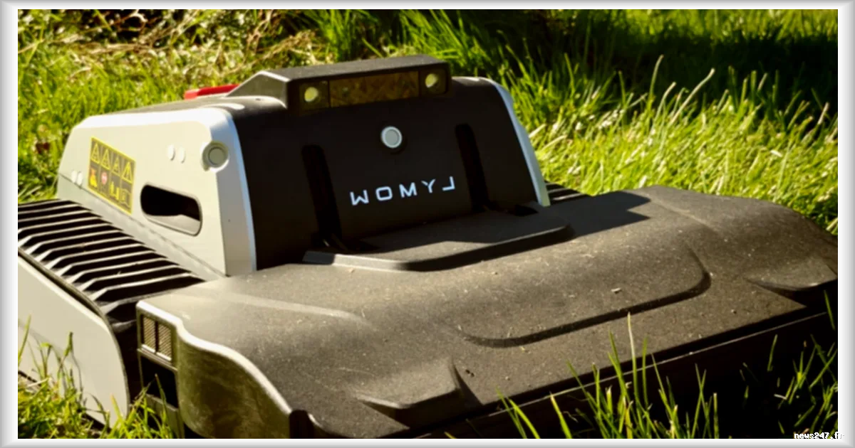Test de la Lymow One : un robot tondeuse à chenilles pour terrains complexes