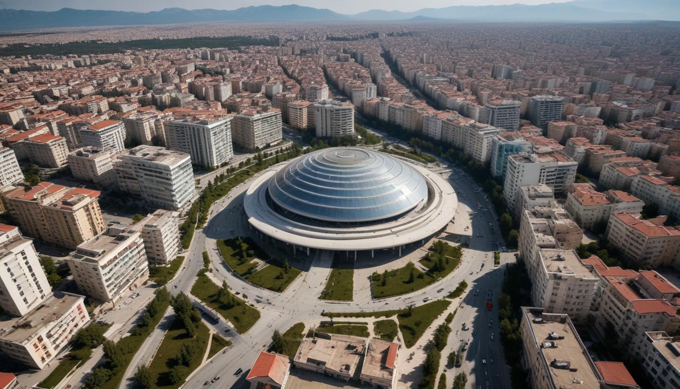 Tirana, capitale albanaise, sous perfusion de béton et d'illusions