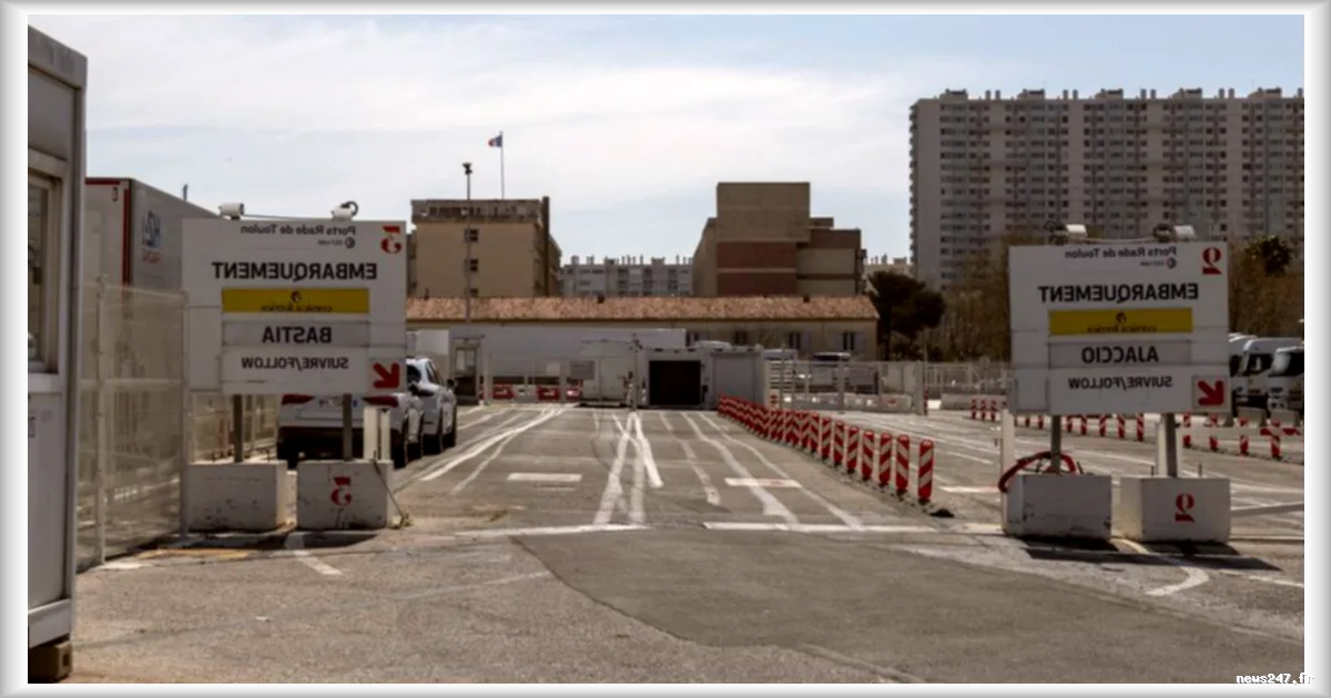 Toulon : une passagère de ferry arrêtée avec 30 kg de cannabis dans ses valises