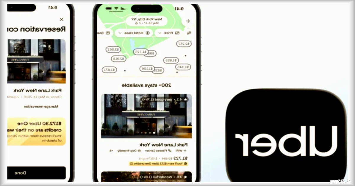 Uber lance un service de réservation d'hôtels et dévoile de nouvelles fonctionnalités lors de sa conférence annuelle