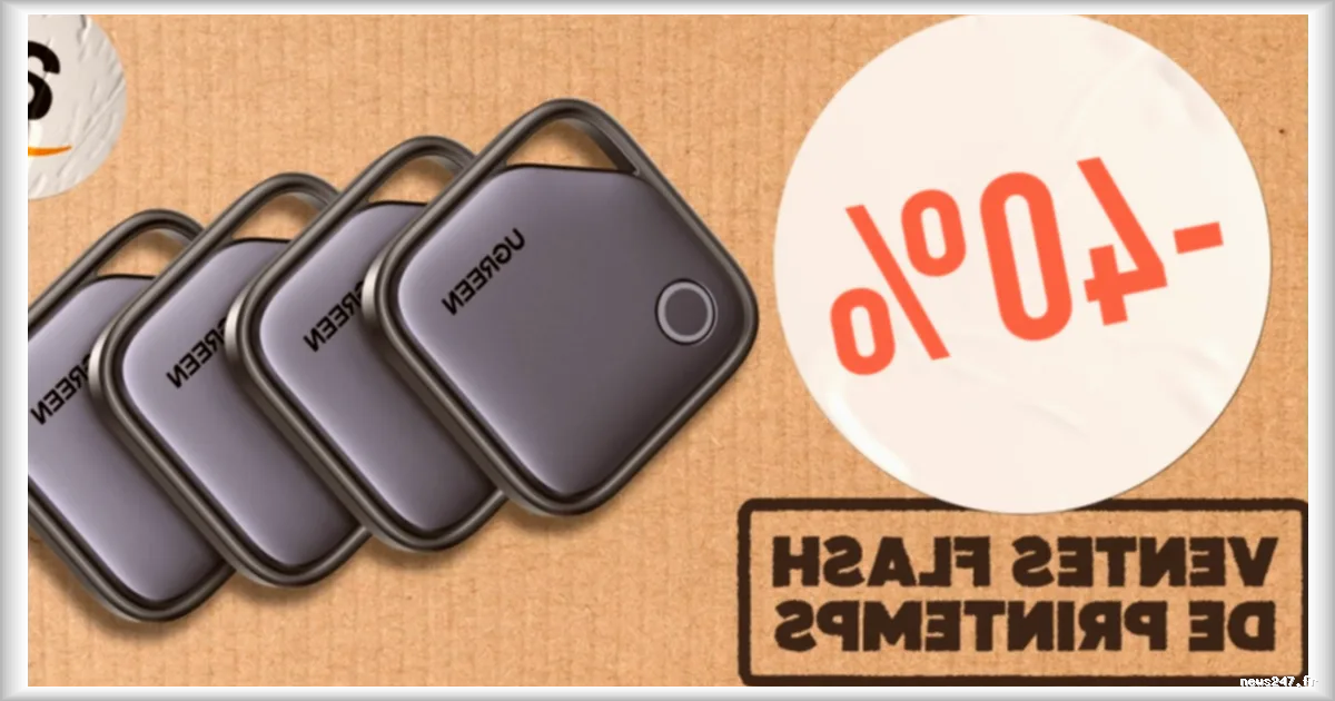Ugreen lance un pack de trackers connectés moins cher que les AirTags 2 sur Amazon