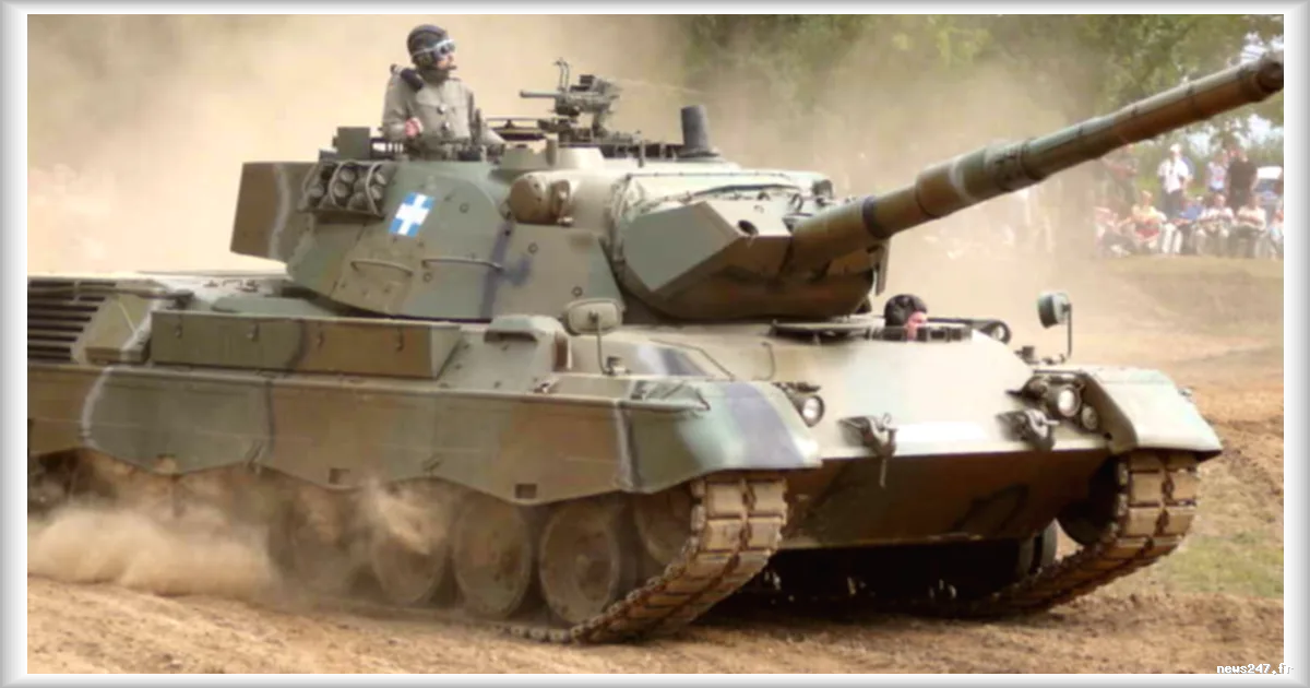 Ukraine : Le char Leopard 1 modernisé fait son apparition sur le front