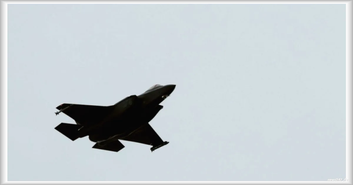 Un avion de combat américain F-35 touché par des tirs présumés de l’Iran lors d’une mission de combat