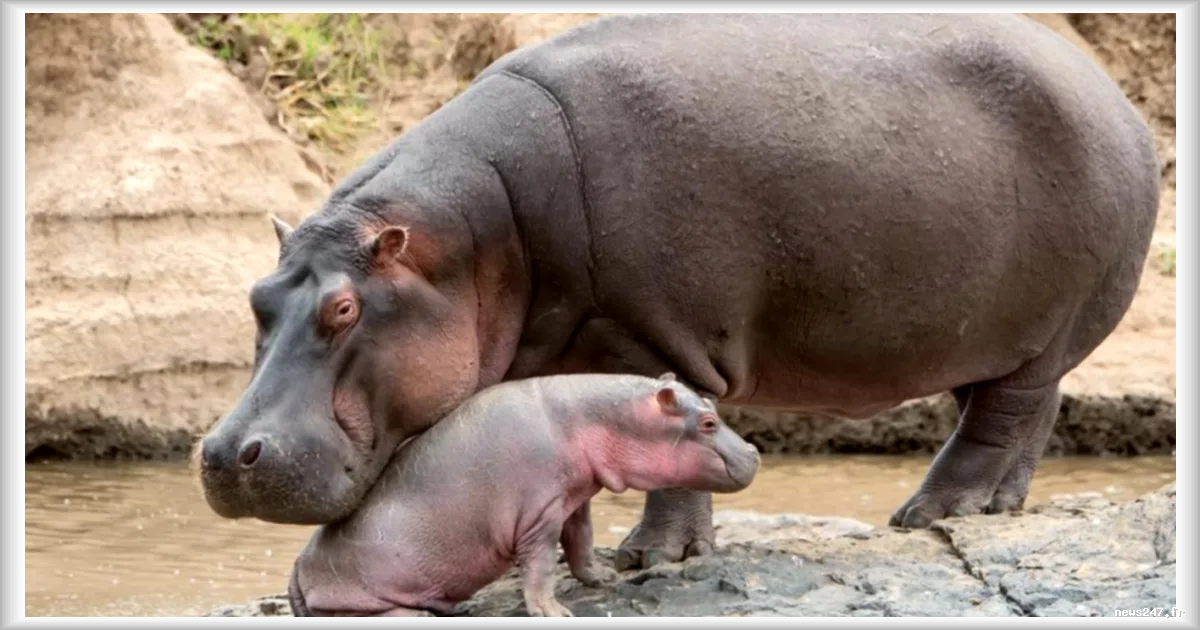 Un bébé hippopotame descendant d'Escobar meurt en Colombie après avoir été secouru