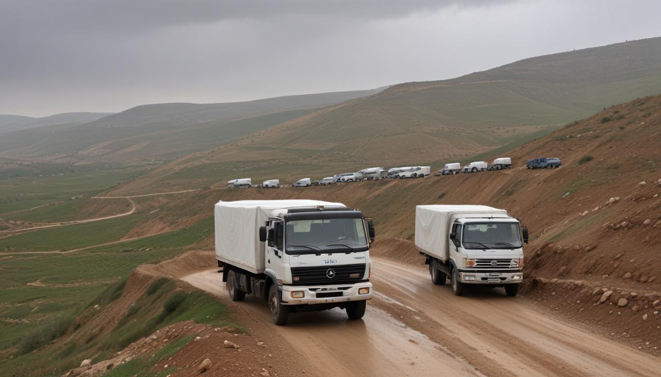 Un convoi humanitaire bloqué à la frontière israélo-libanaise pendant Pâques, selon Libération