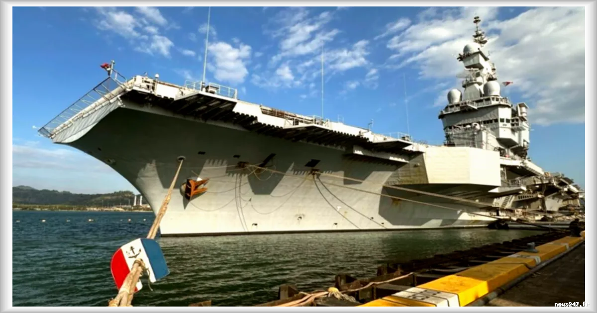 Un drone russe repéré près d'un porte-avions français, selon l'armée suédoise