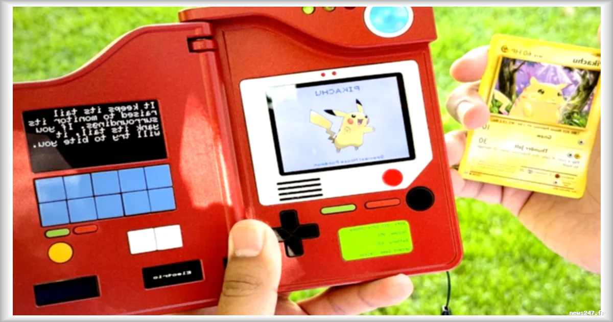 Un fan de Pokémon construit un Pokédex réaliste grâce à la technologie