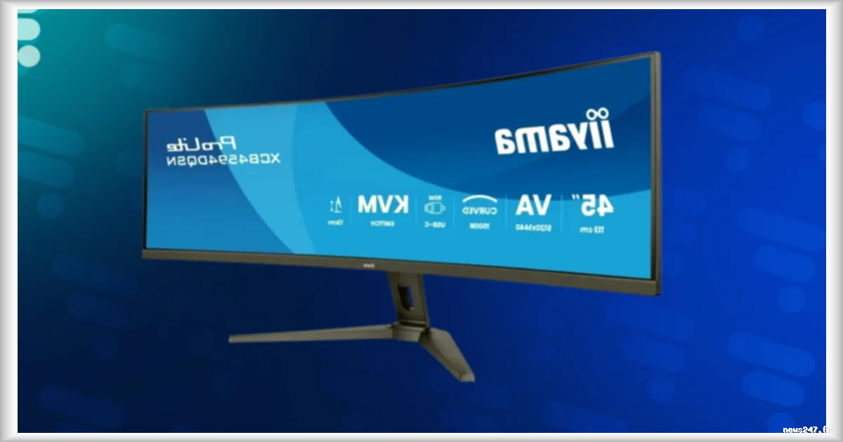 Un grand moniteur 45 pouces 32:9 en promotion à 550 euros