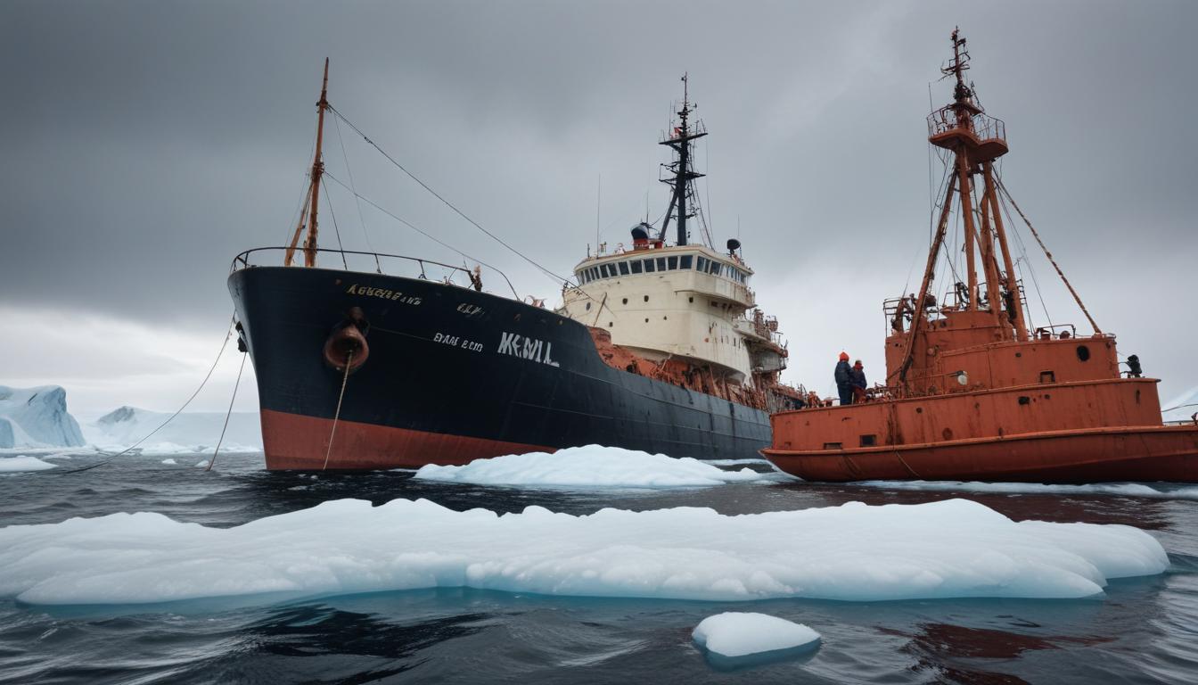 Un navire de Paul Watson percute un chalutier pêchant le krill en Antarctique