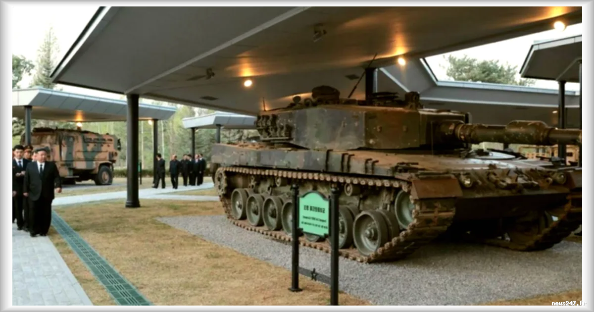 Un nouveau musée à Pyongyang expose des chars et des blindés occidentaux capturés pendant la guerre en Ukraine