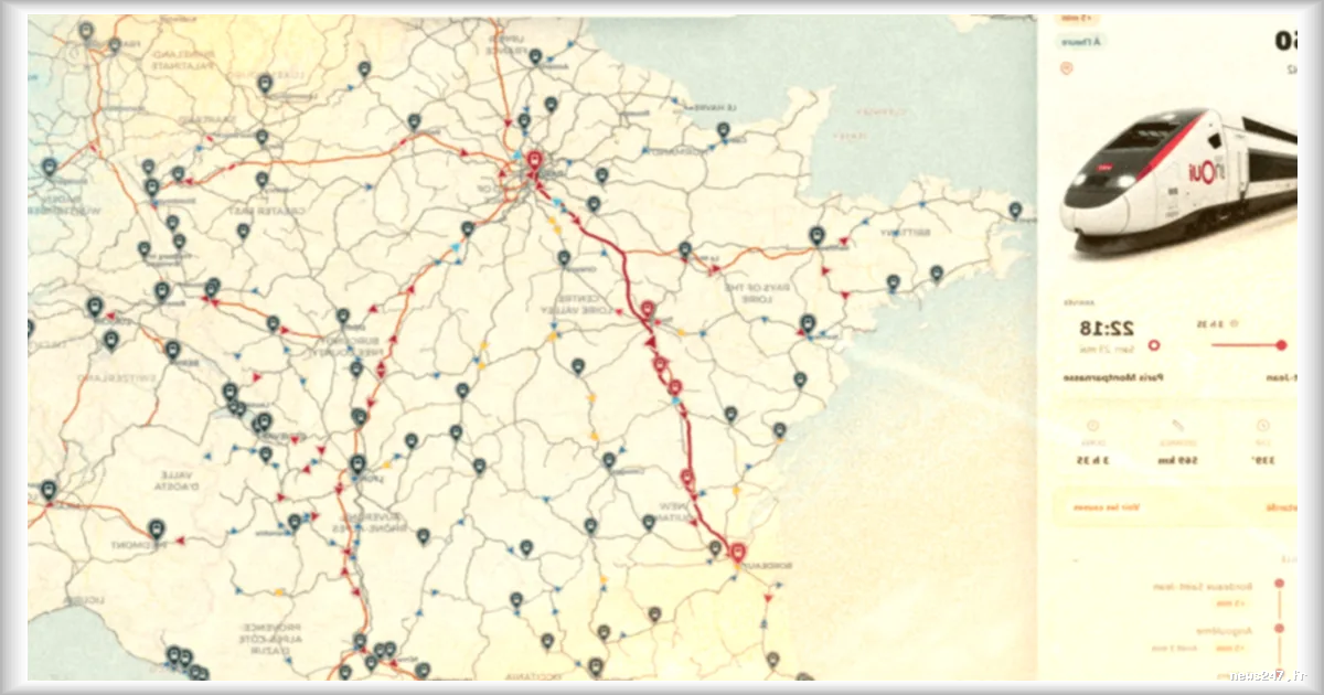 Un nouvel outil gratuit permet de suivre en temps réel les trains en France, Espagne et Belgique à partir d’aujourd’hui