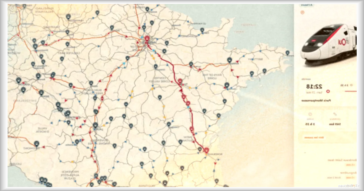 Un nouvel outil gratuit permet de suivre en temps réel les trains en France, Espagne et Belgique à partir d’aujourd’hui