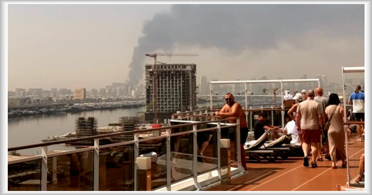 Un passager français bloqué sur un bateau de croisière à Dubaï raconte son quotidien